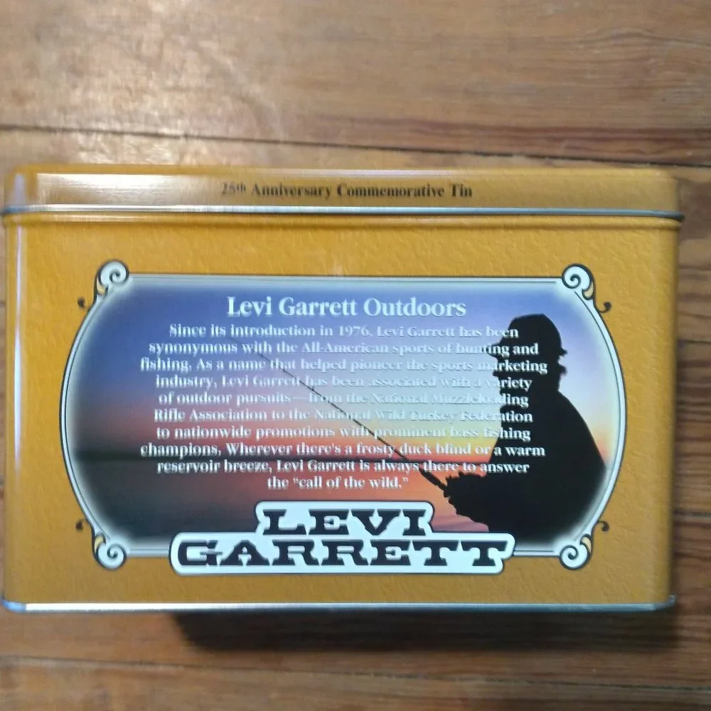 Vintage Levi Garrett Chewing Tobacco 25th Anniversary Commemorative Tin 2001